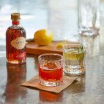 Hazdev Lowball Glass Via Carota Chevron Pattern Cocktailware - Image 3