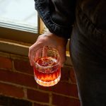 Hazdev Lowball Glass Via Carota Chevron Pattern Cocktailware - Image 6