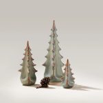 Hazdev Tree Pottery Evergreen Earthy Accent Ceramic Forest Decor - Image 2