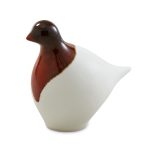 Hazdev Dove Sculpture Pottery Peace Inspired Blue Hue Gift