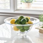 Hazdev Bowl Shelburne Folded Glass Light Refracting Centerpiece Design - Image 2