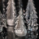 Hazdev Tree Silver Leaf Evergreen Infused Metallic Holiday Accent - Image 9