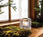 Hazdev Tealight Silver Lake Birch Reflection Calm Light Holder - Image 2