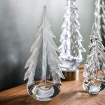 Hazdev Tree Snowy Branch Evergreen Sand Edged Winter Accent - Image 10