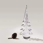 Hazdev Tree Snow Laden Spruce Five Sided Winter Forest Sculpture - Image 5