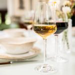 Hazdev White Wine Glass Vintner Pulled Stem Ripple Bowl Design - Image 5