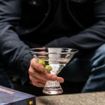 Hazdev Martini Glass Stemless Rounded Bowl Minimalist Cocktail Vessel - Image 4